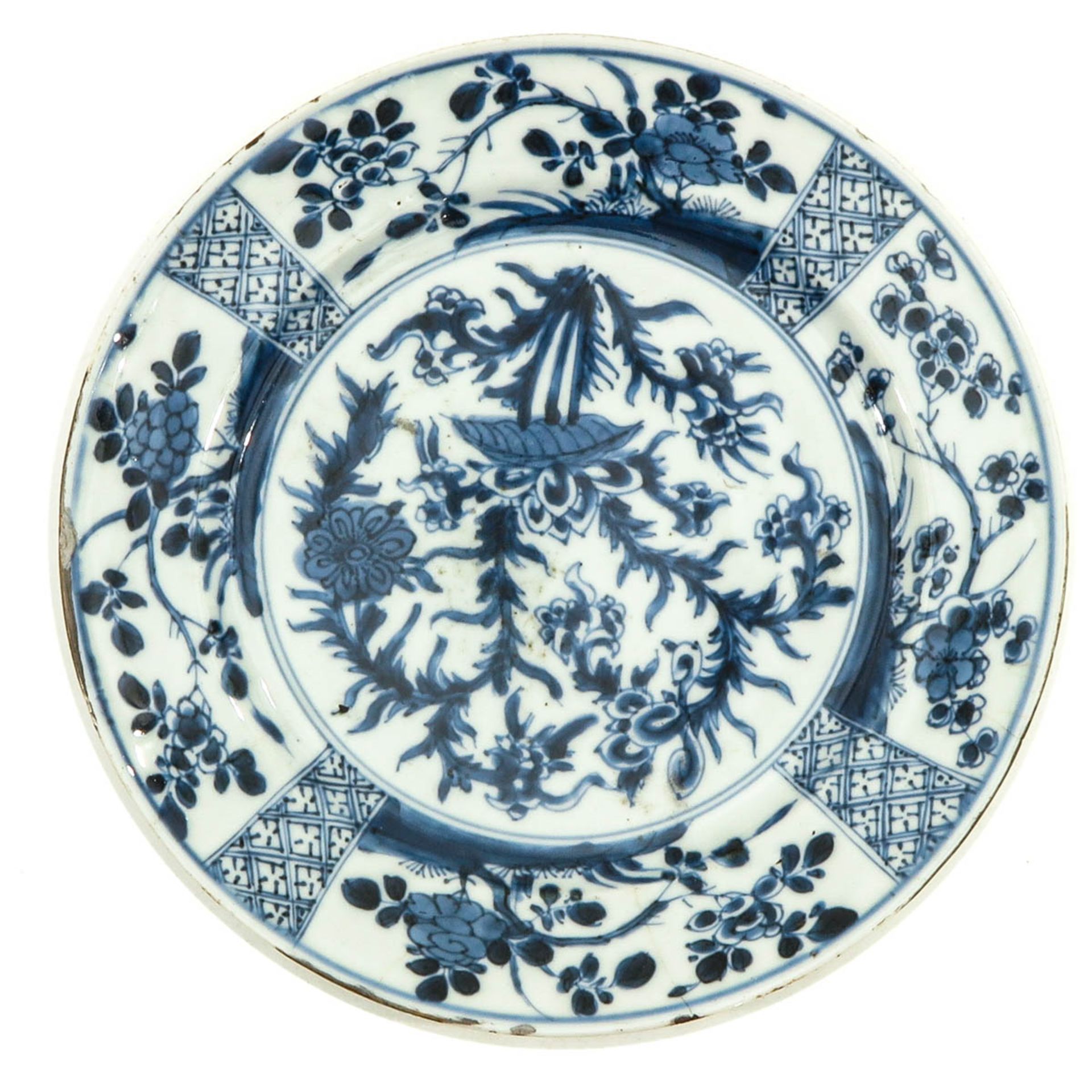 A Collection of 5 Blue and White Plates - Image 7 of 10