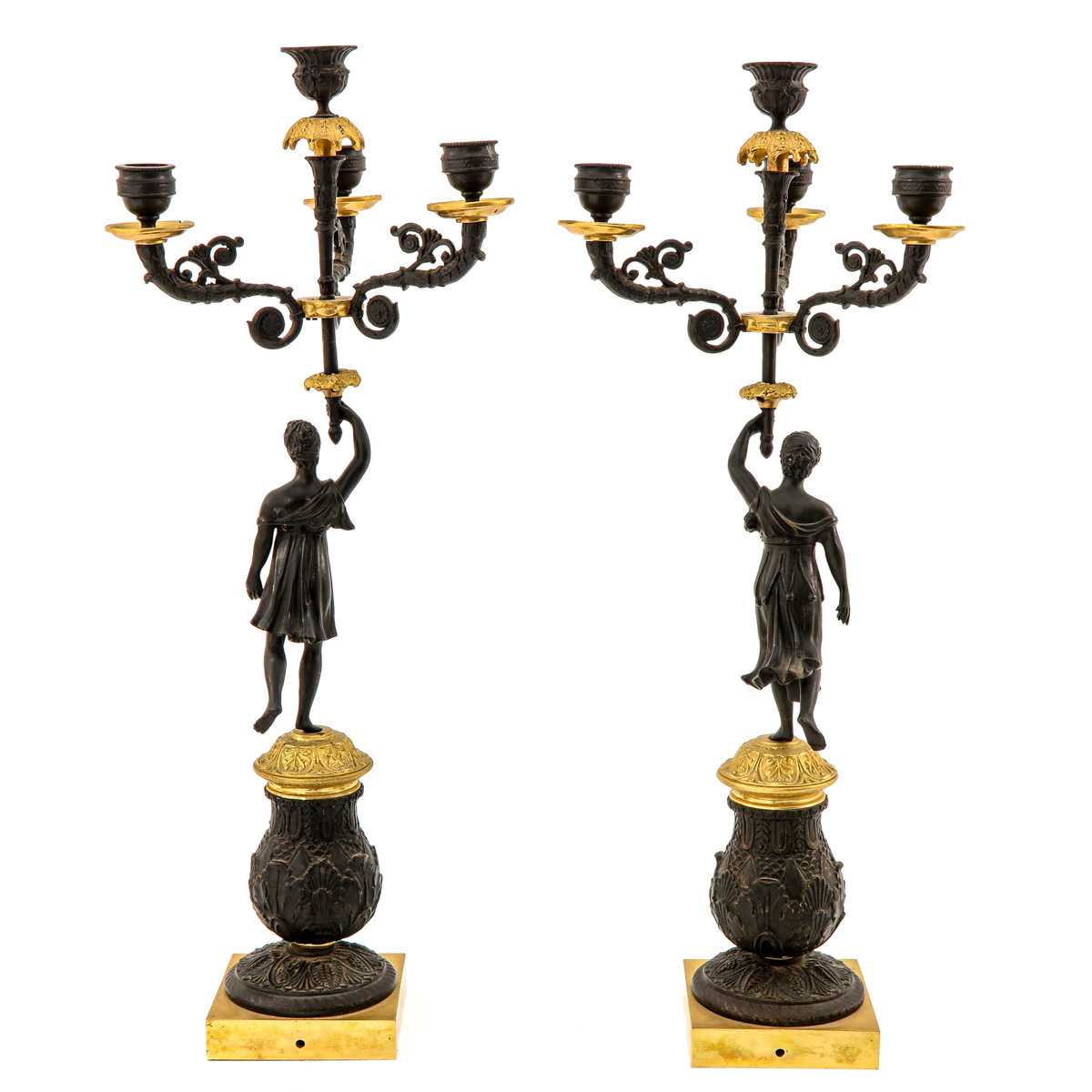 A Pair of 19th Century Candelsticks - Image 3 of 10