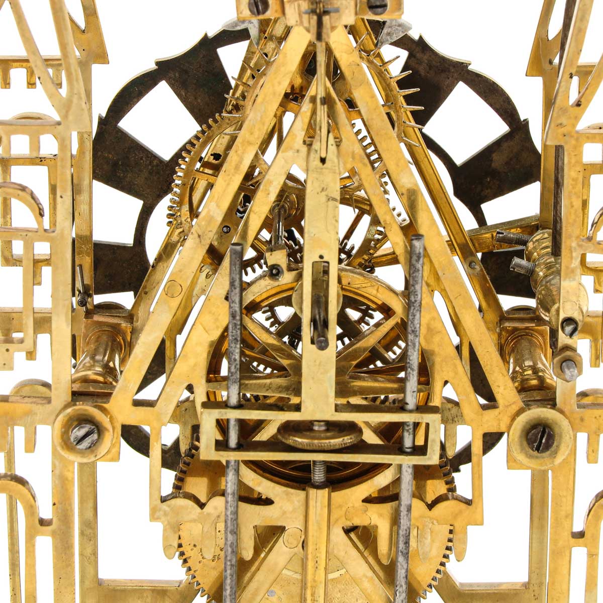 A 19th Century Skeleton Clock - Image 8 of 10