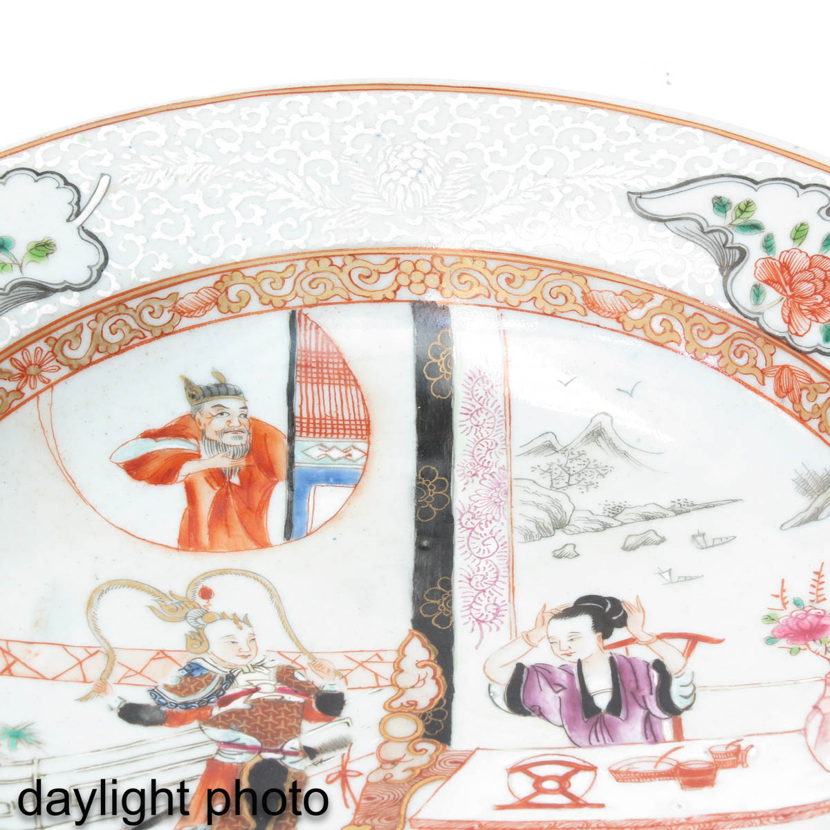 A Polychrome Decor Plate - Bild 5 aus 5