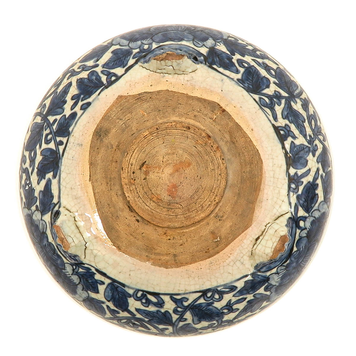 A Blue and White Tripod Censer - Image 6 of 9