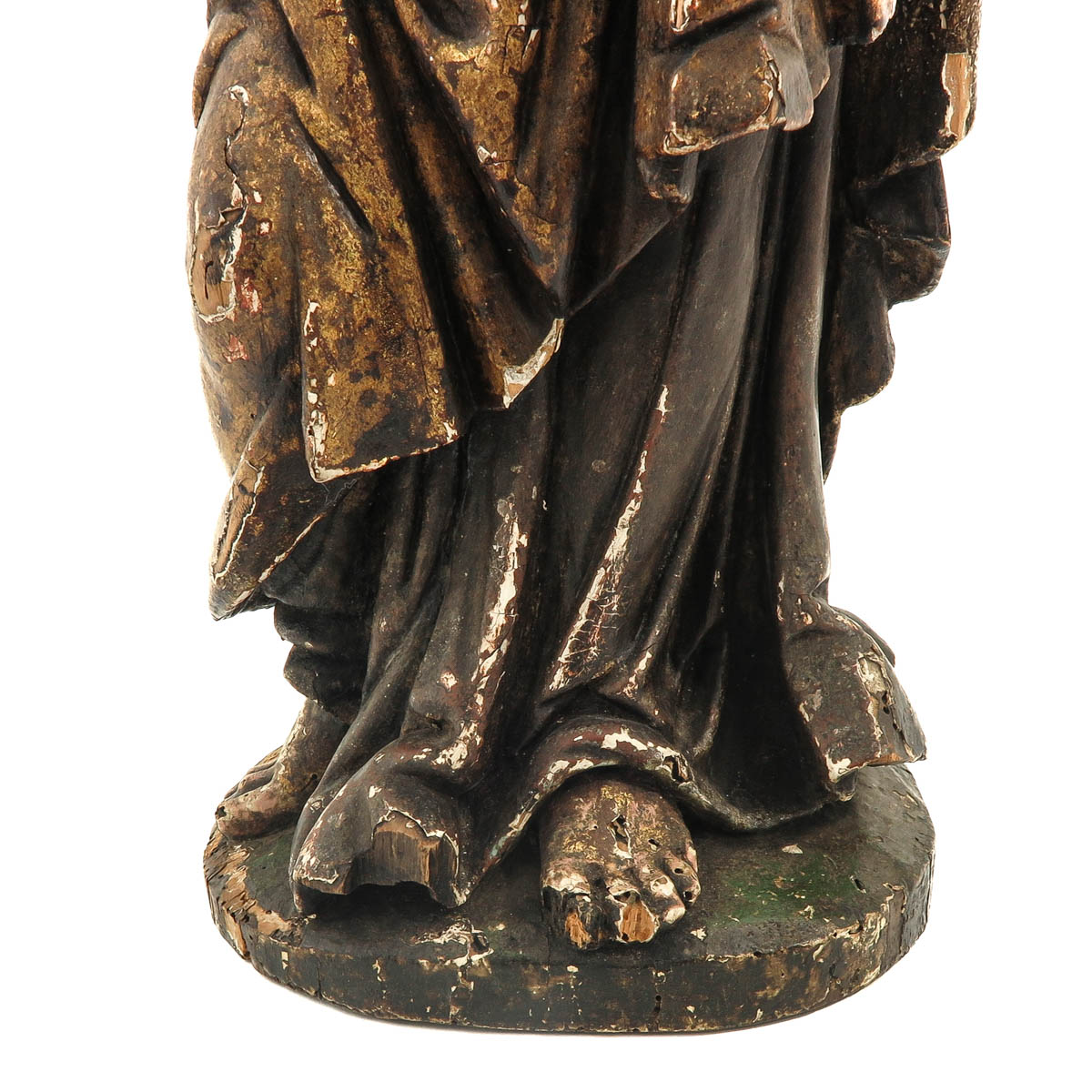 A Sculpture of Mary with Child - Image 9 of 9