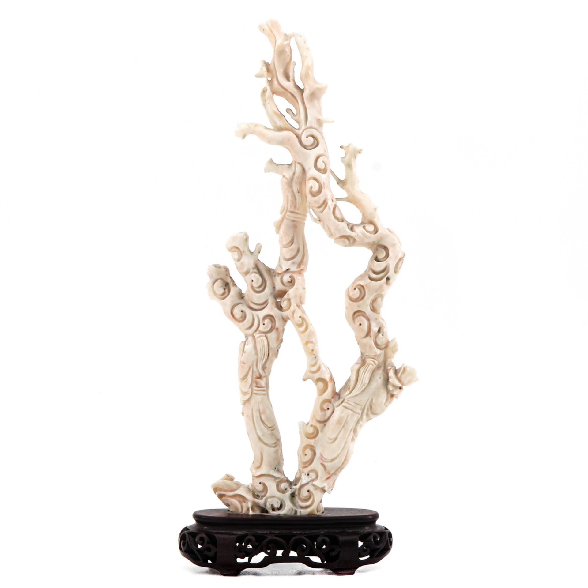 A White Coral Sculpture - Image 3 of 10