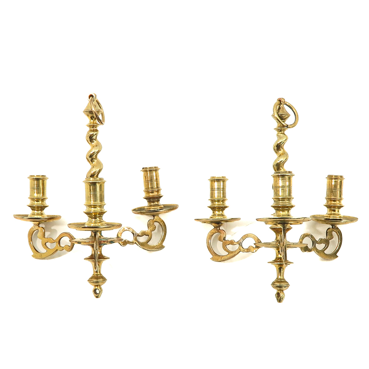 A Pair of 17th Century Candle Chandeliers - Image 2 of 8