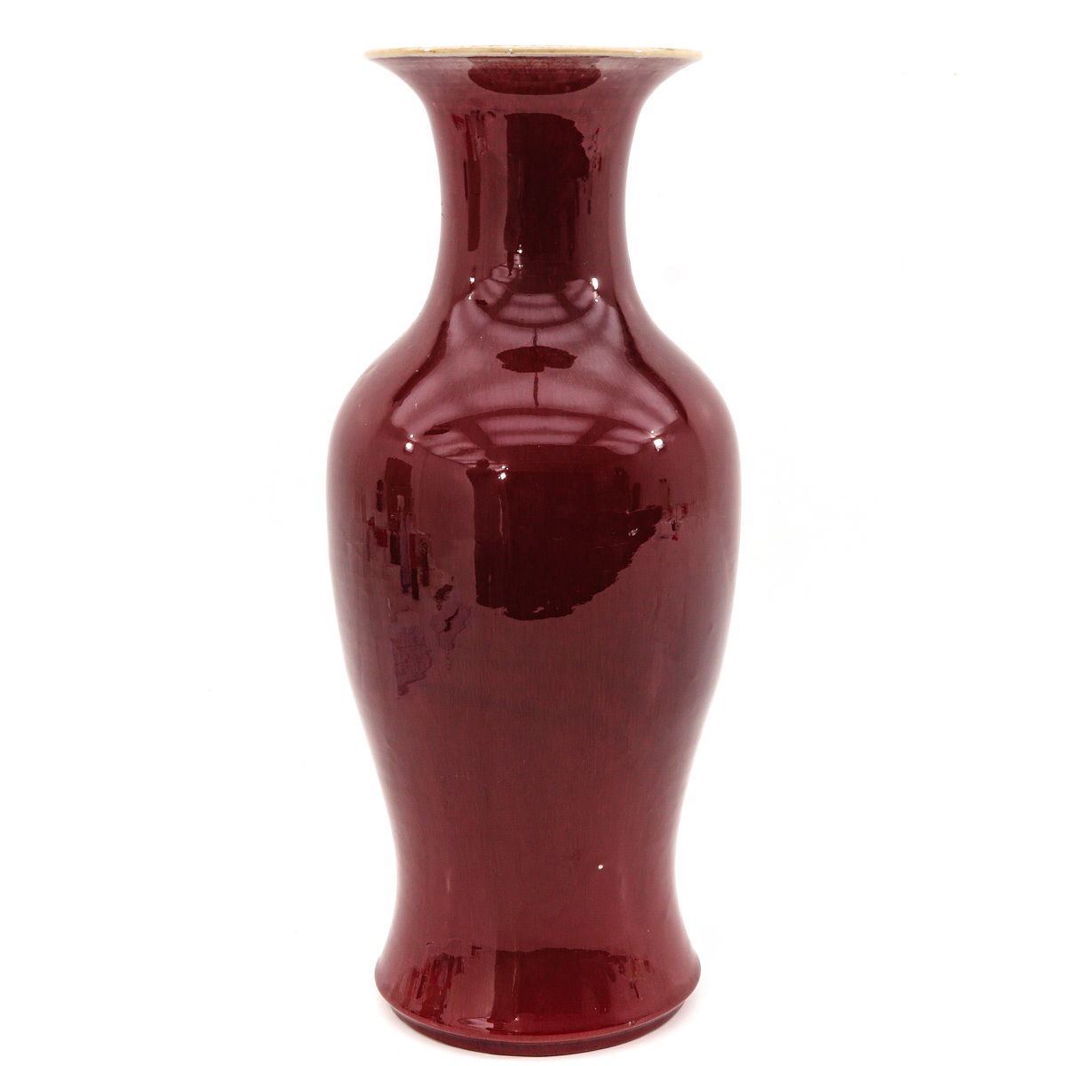 A Large Sang de Boeuf Vase - Image 2 of 8