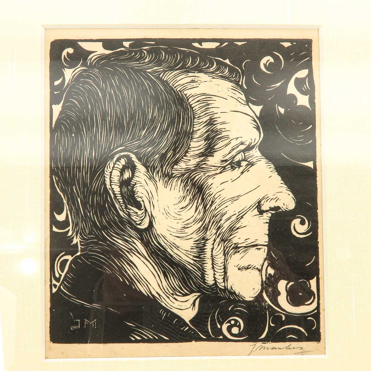 A Signed Woodblock Print - Image 4 of 4