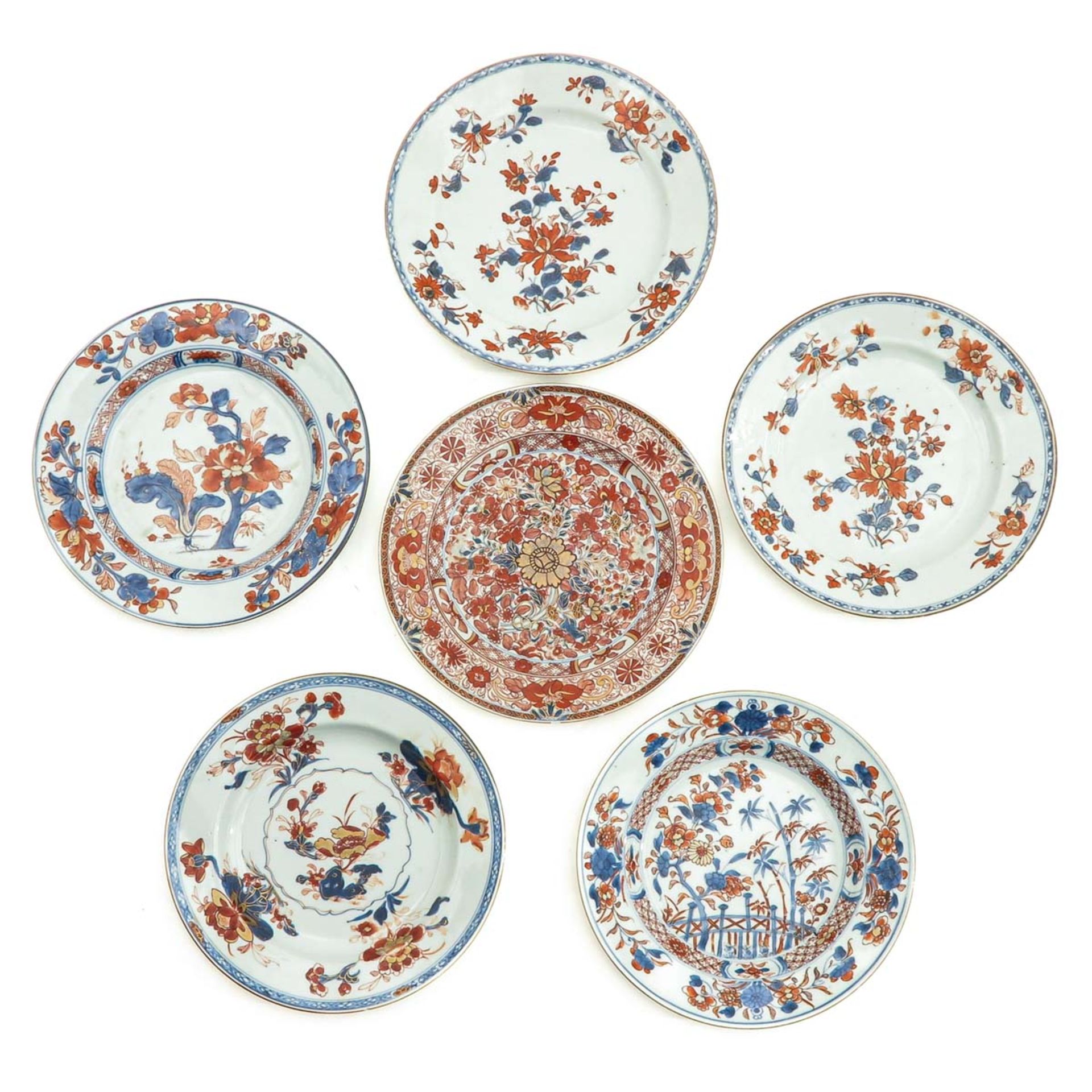 A Collection of 6 Imari Plates