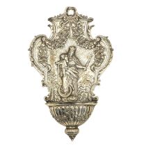 A Silver Holy Water Font