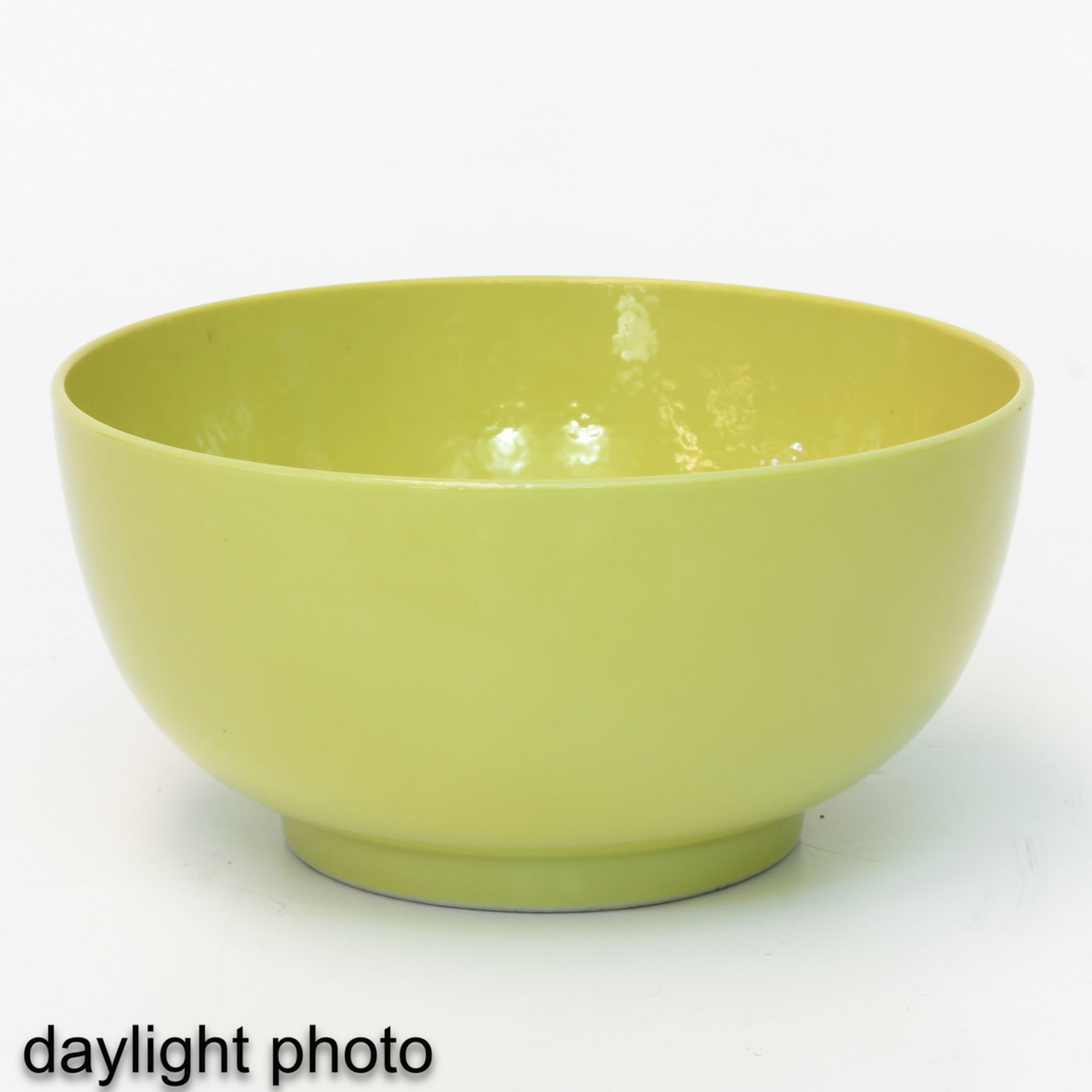 A Yellow Glaze Bowl - Image 7 of 9