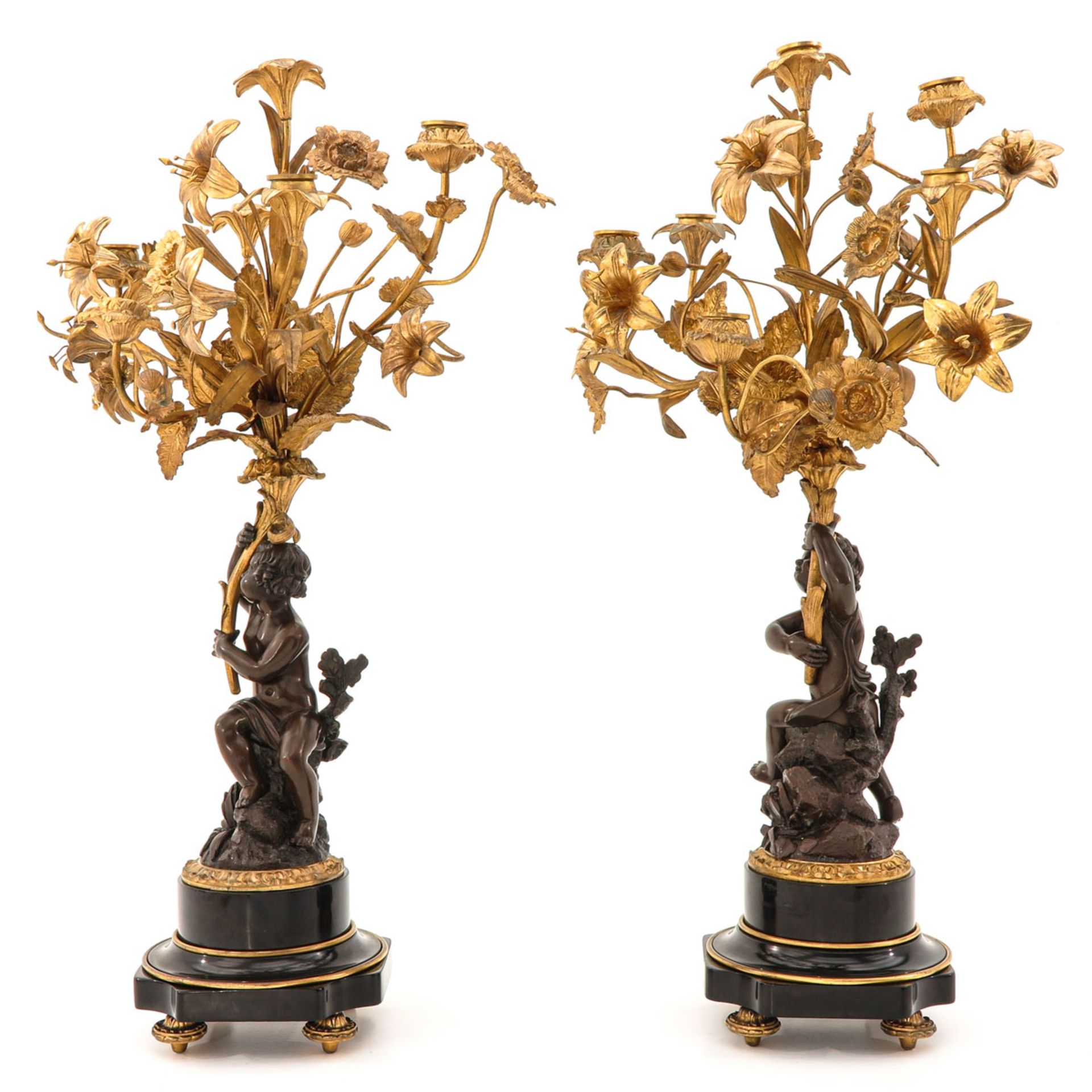 A 19th Century Pair of Candlesticks - Image 2 of 10