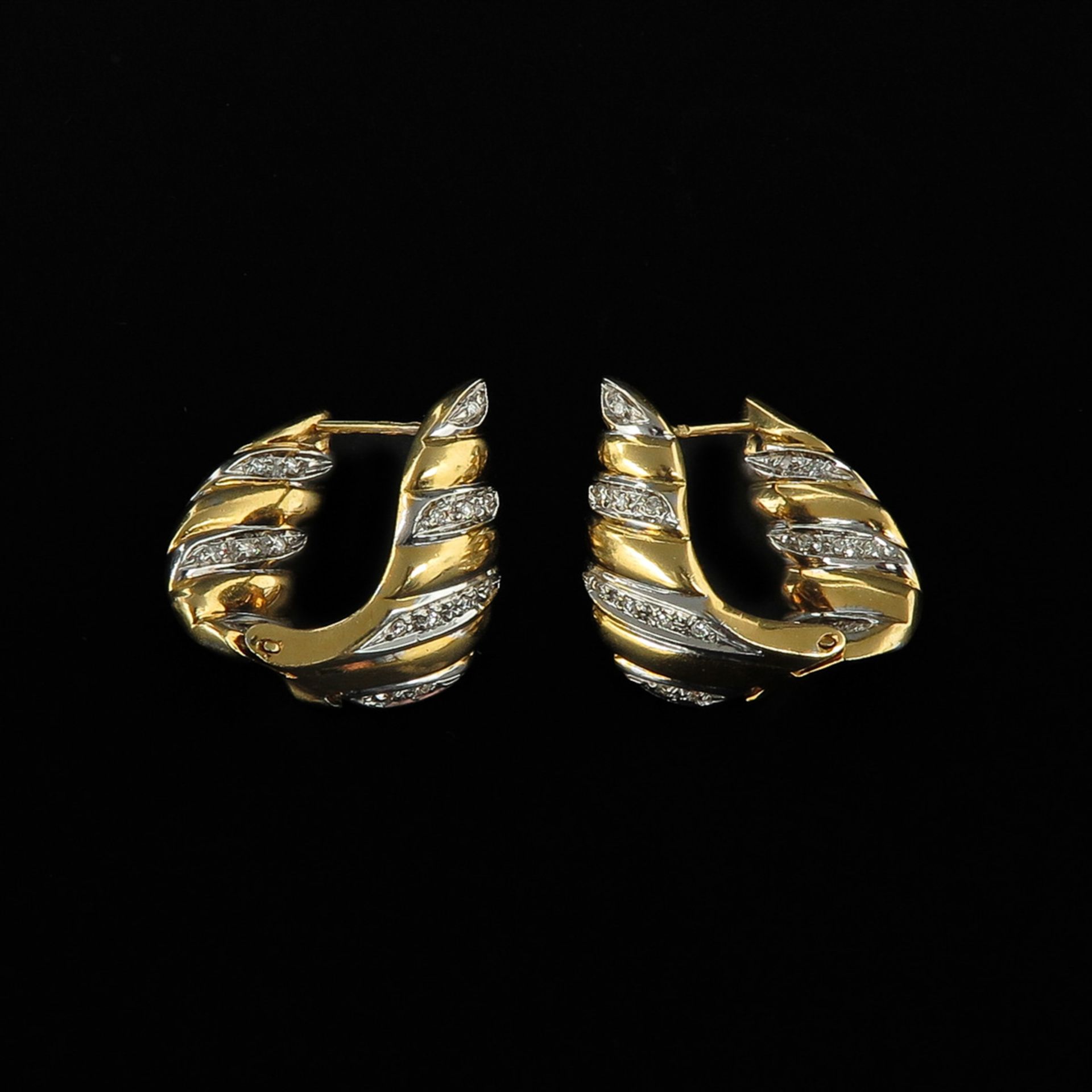 A Diamond Bracelet and Earrings - Bild 4 aus 6