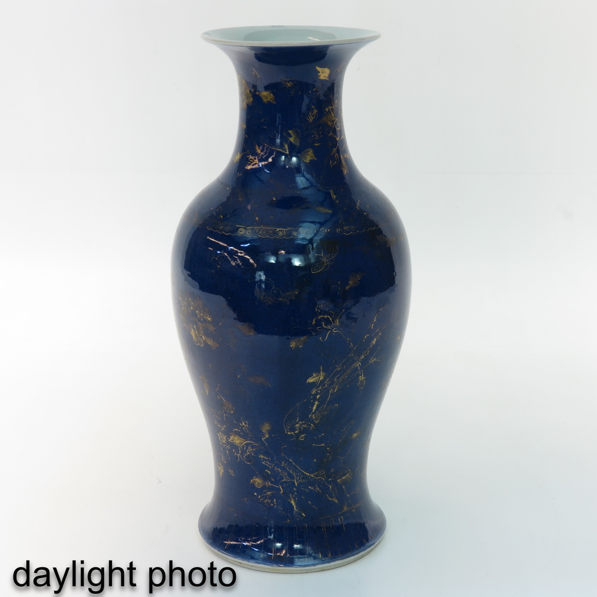 A Blue and Gilt Vase - Image 7 of 9