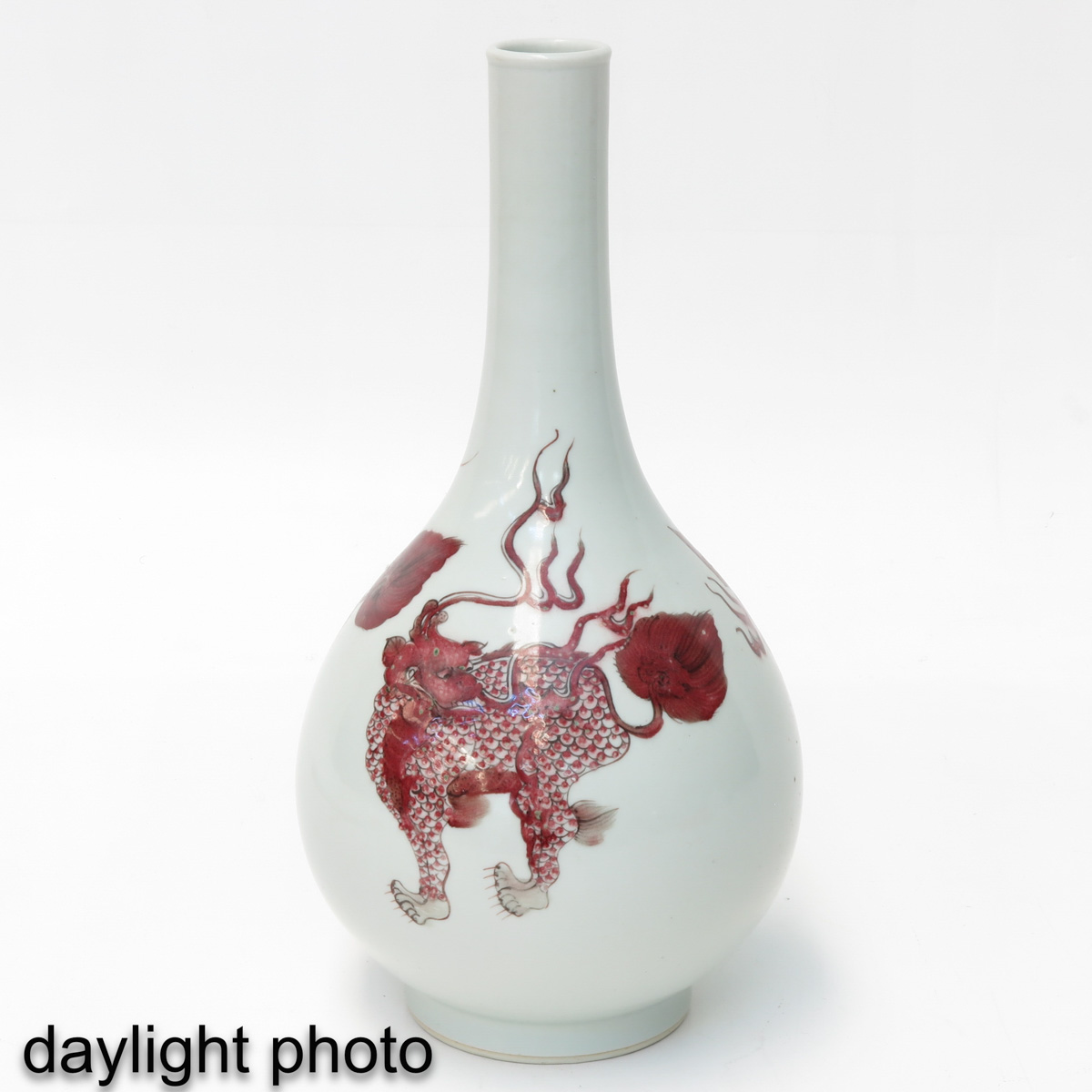 An Iron Red Kylin Decor Vase - Image 7 of 10