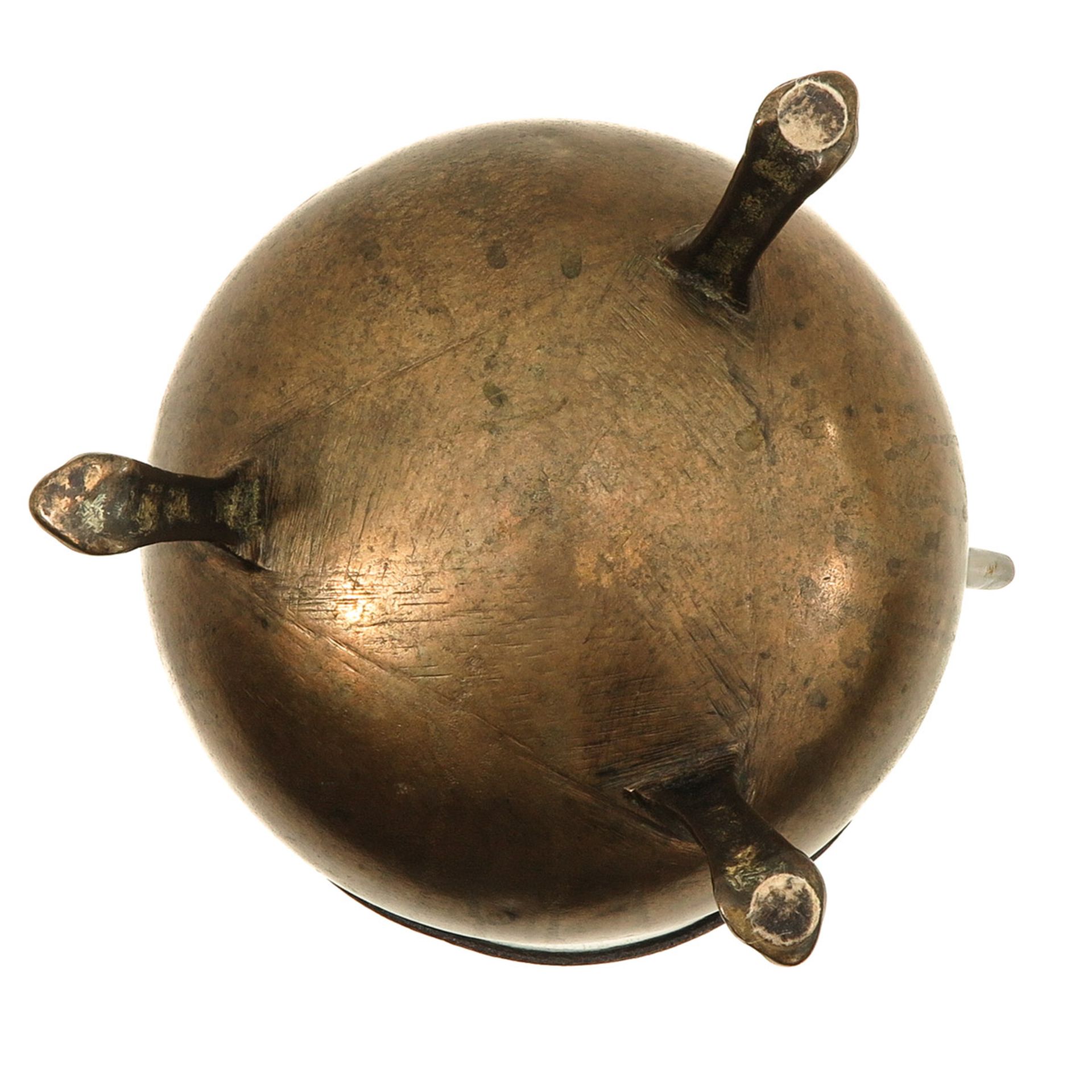 A 17th Century Bronze Pot - Bild 6 aus 8
