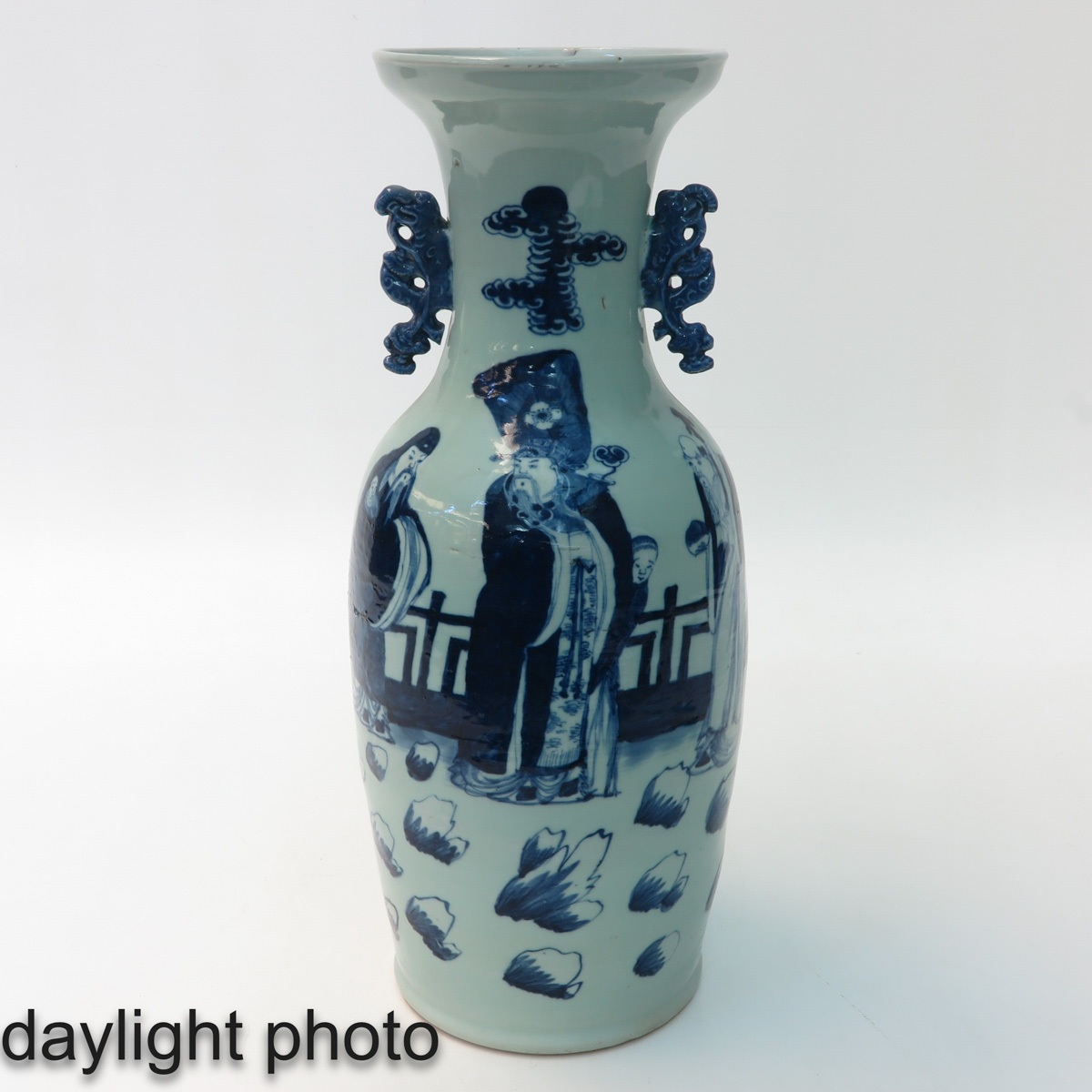 A Large Celadon Vase - Image 7 of 10