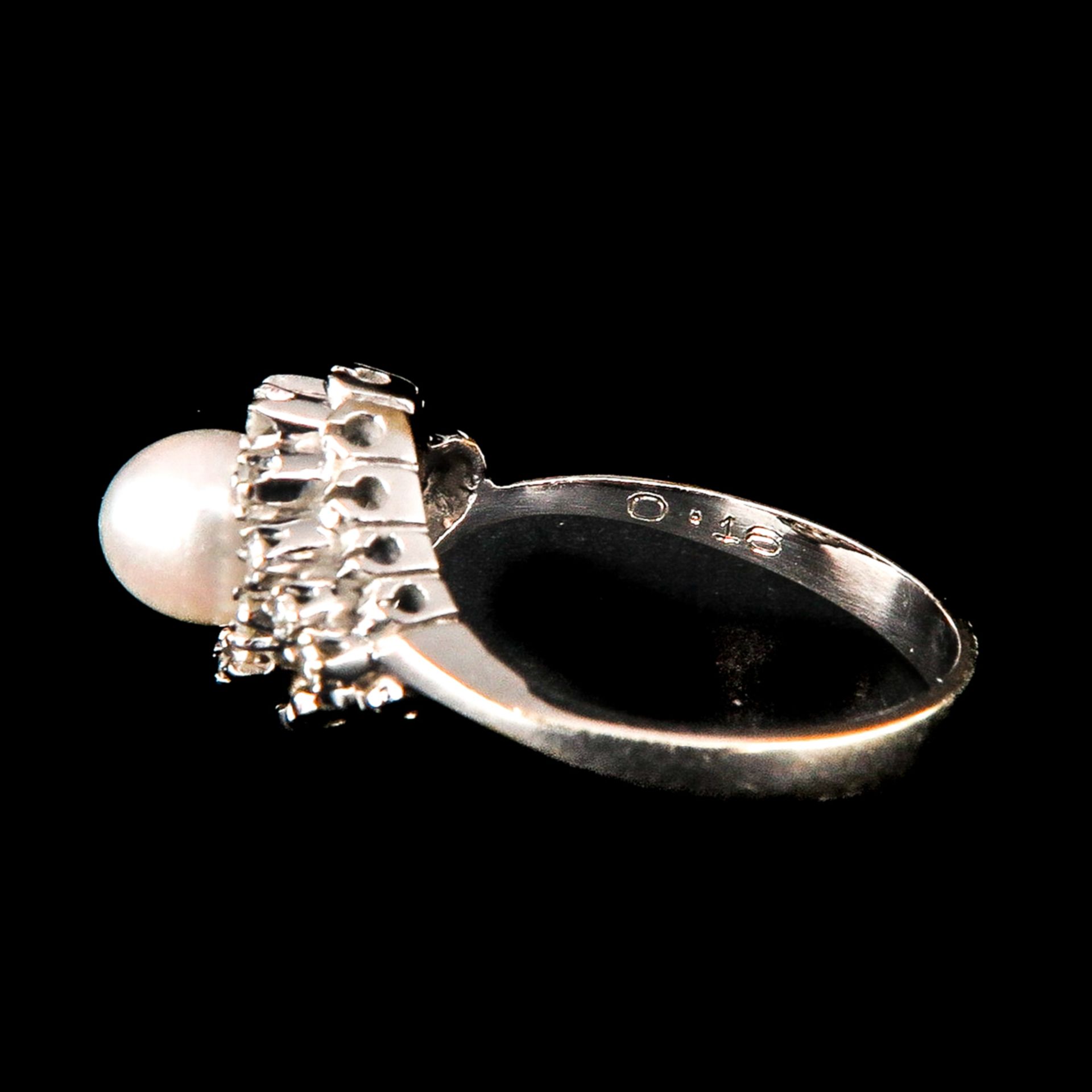 An 18k Gold Ladies Diamond Ring - Bild 4 aus 5
