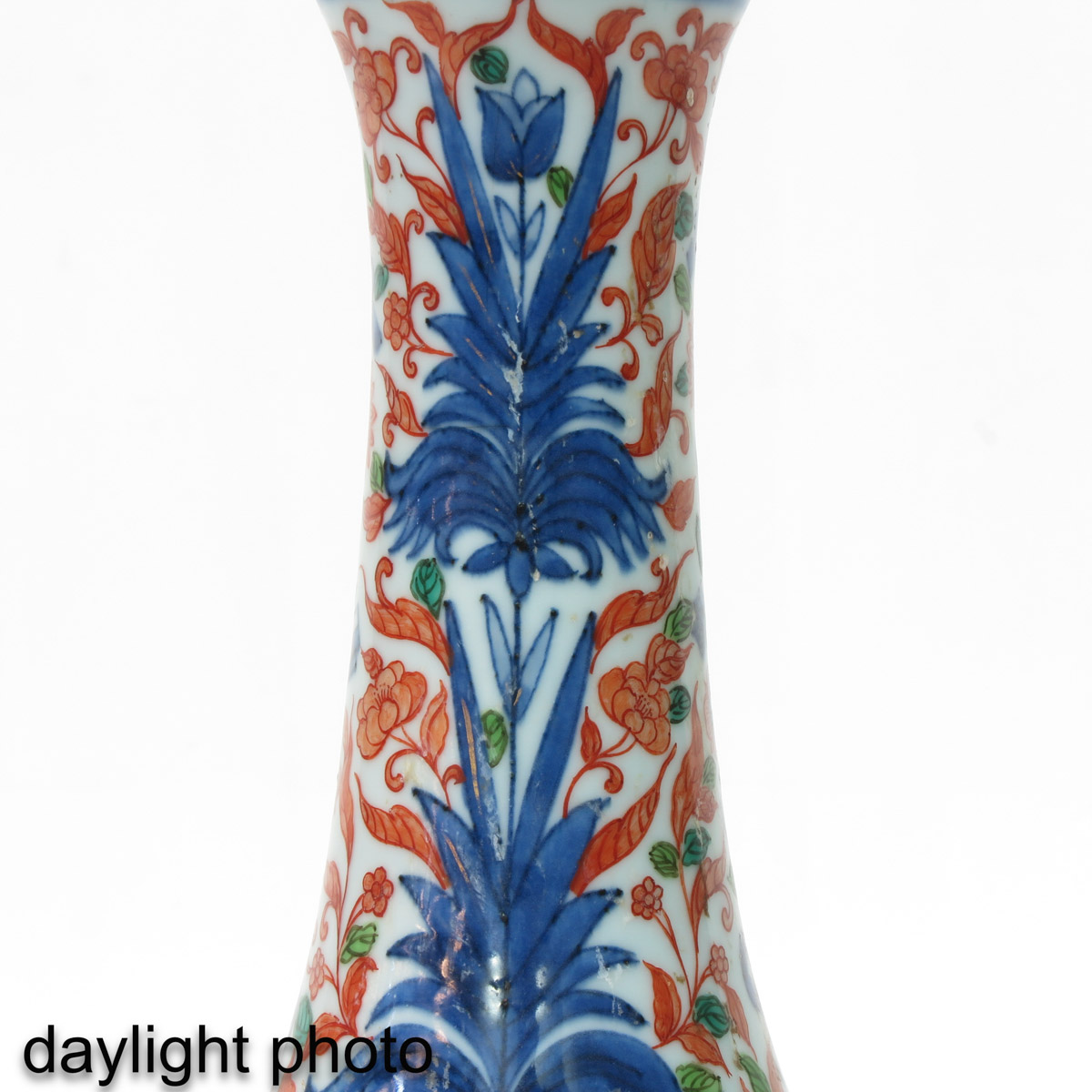 A Polychrome Decor Bottle Vase - Image 9 of 10