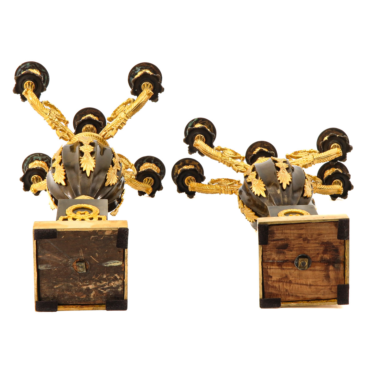 A Pair of French Candlesticks - Image 6 of 9