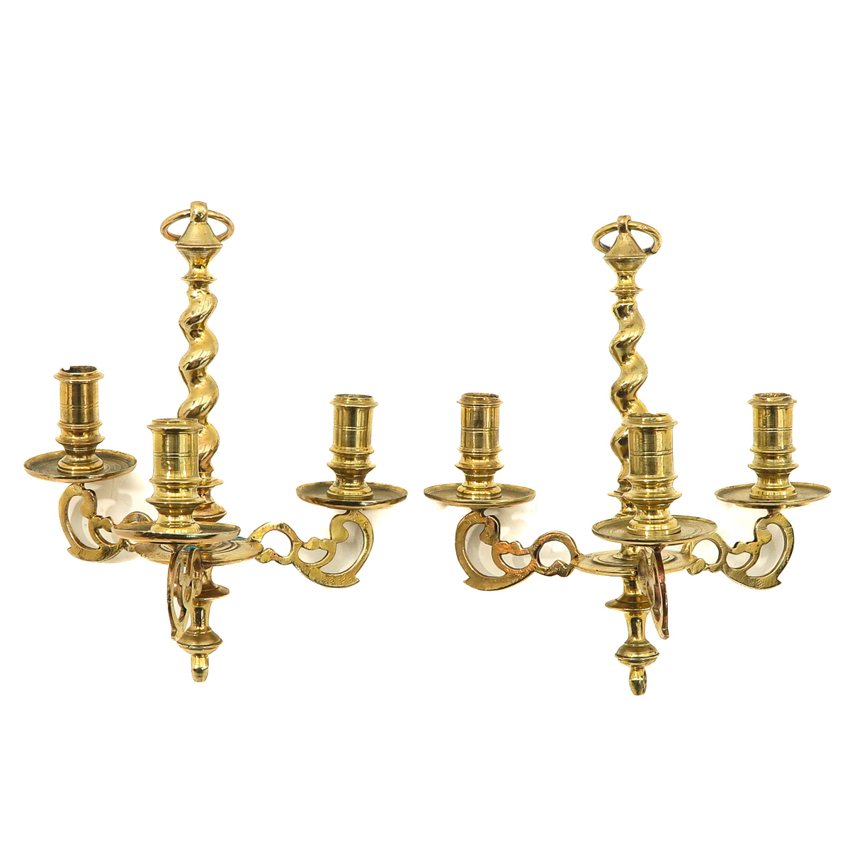 A Pair of 17th Century Candle Chandeliers - Image 4 of 8