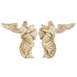 A Pair of 19th Century Angels