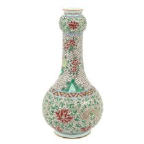 A Famille Verte Gourd Vase