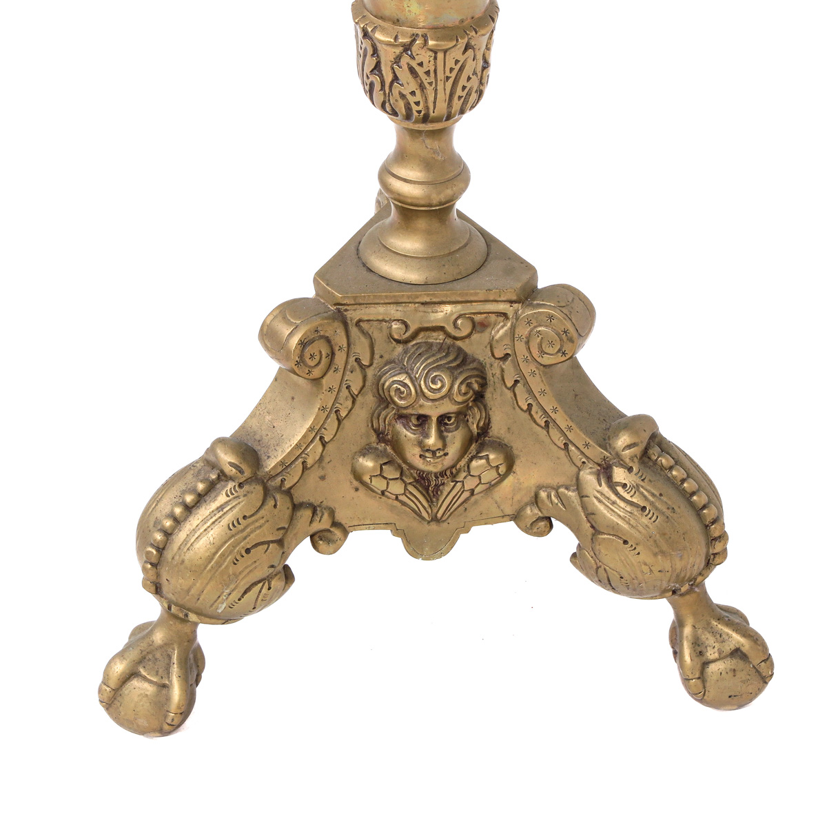 A Bronze Altar Candlestick - Image 9 of 9