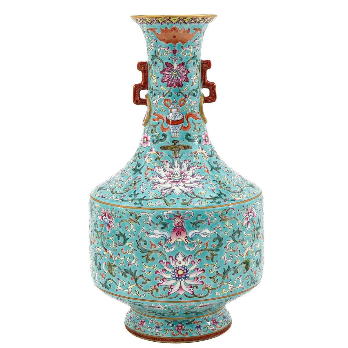 A Famille Rose Vase - Image 3 of 10