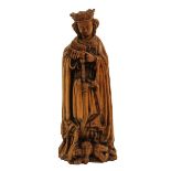 A Sculpture of Saint Catherine of Alexandria