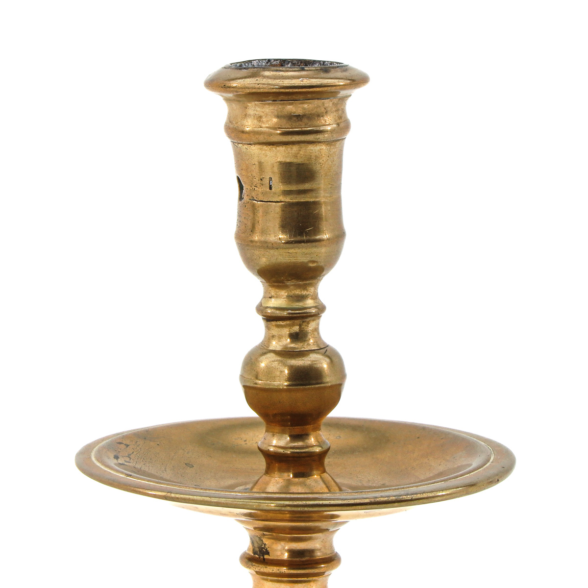 A 17th Century Bronze Candlestick - Image 7 of 8