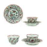 A Series of 3 Cups and Saucers