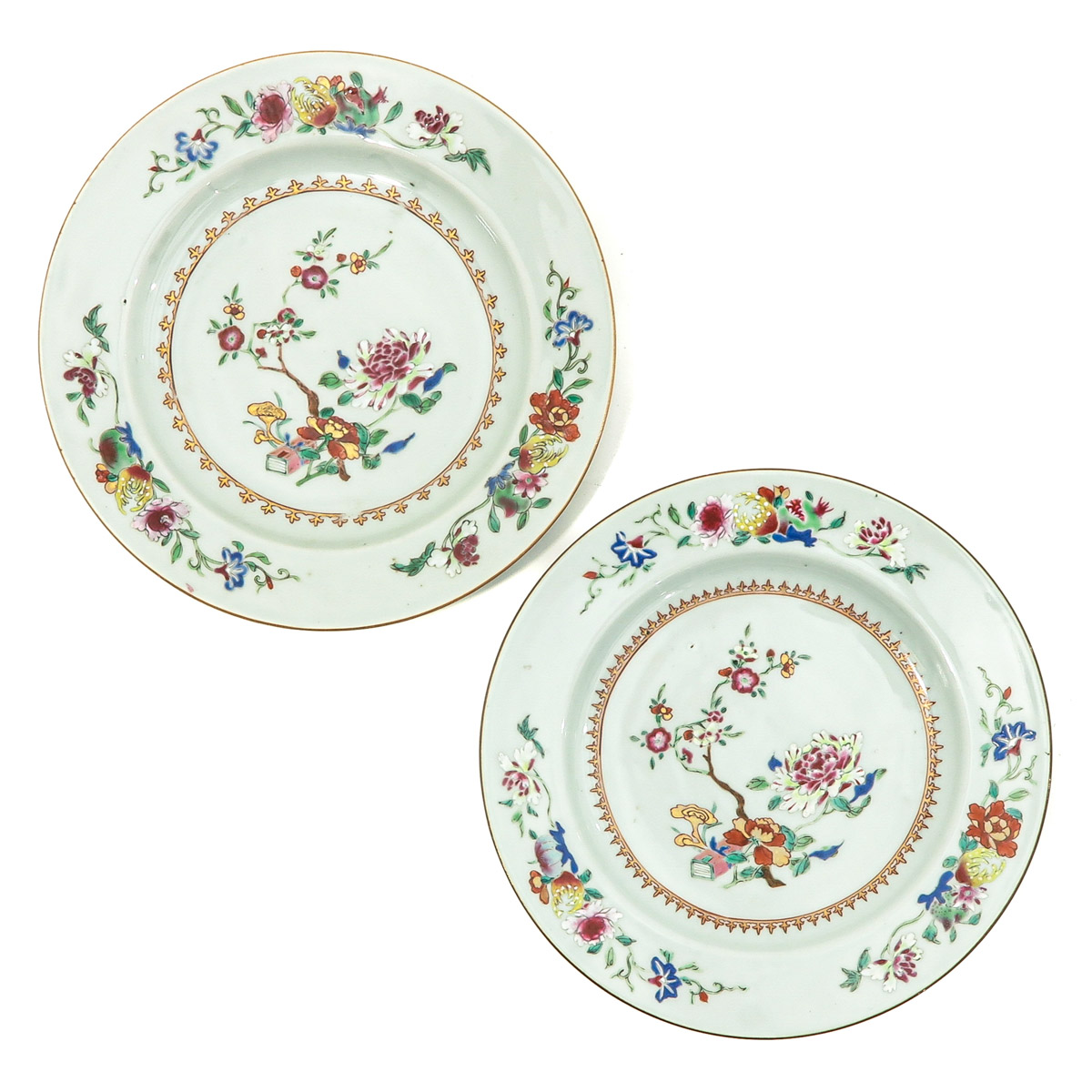 A Series of 6 Famille Rose Plates - Image 3 of 10