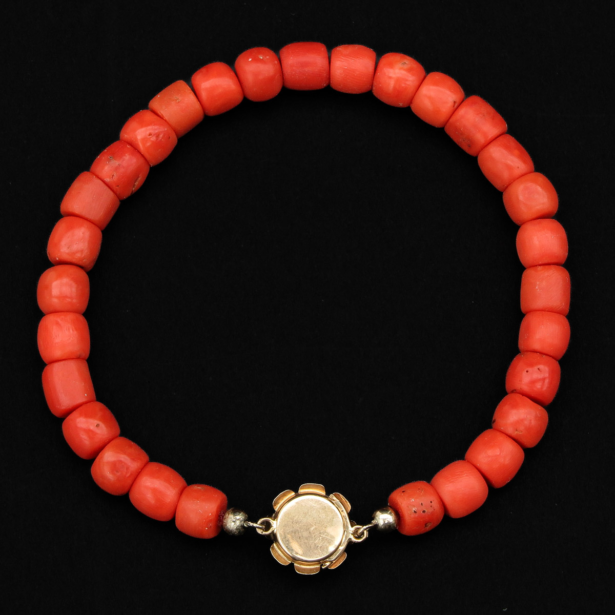 A Red Coral Bracelet and Necklaces - Image 3 of 7