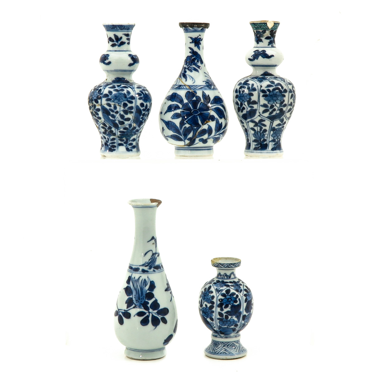 A Collection of 5 Miniature Vases - Image 3 of 9