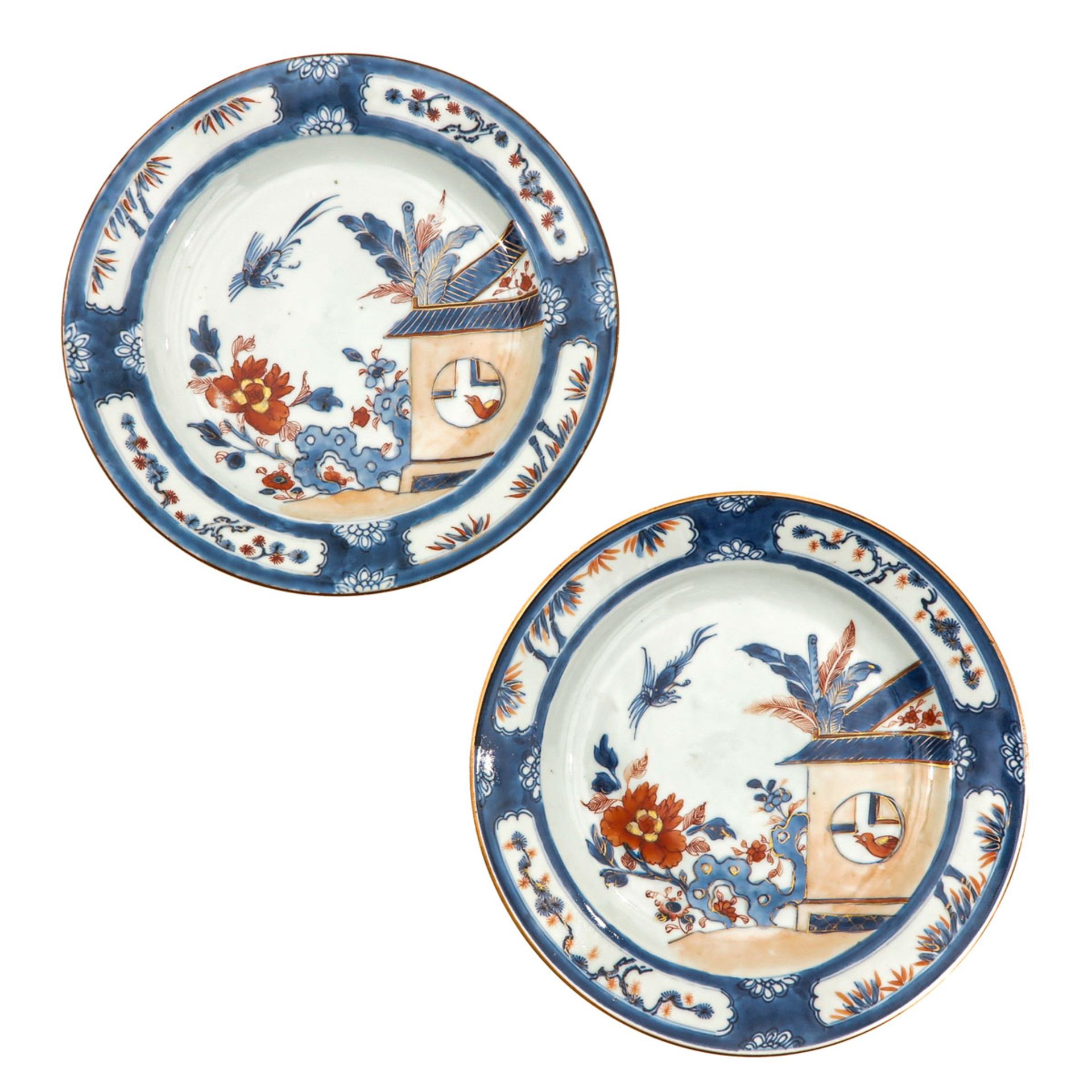 A Pair of Imari Plates