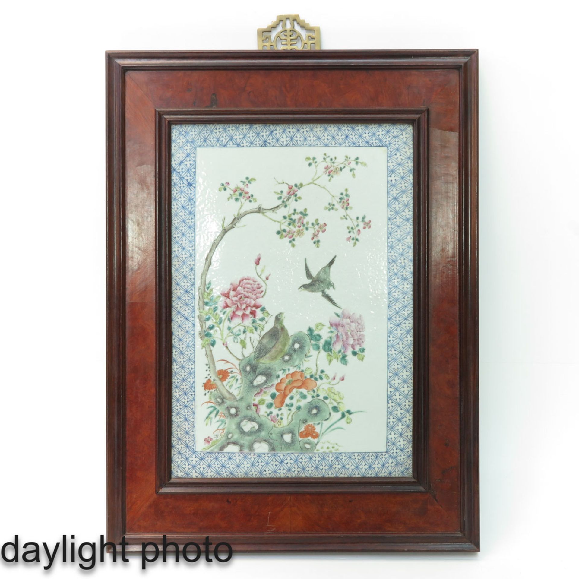 A Framed Chinese Tile - Image 3 of 6