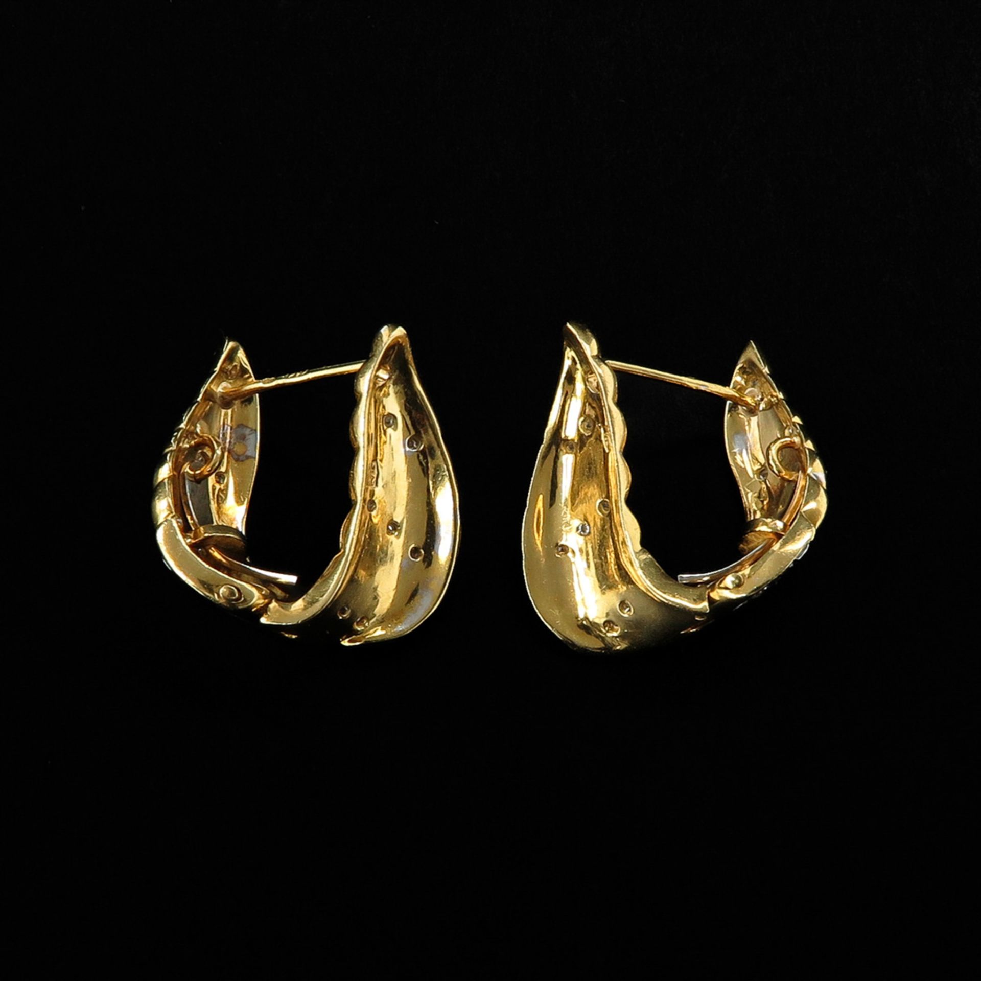 A Diamond Bracelet and Earrings - Bild 5 aus 6