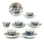 A Series of 6 Cups and Saucers