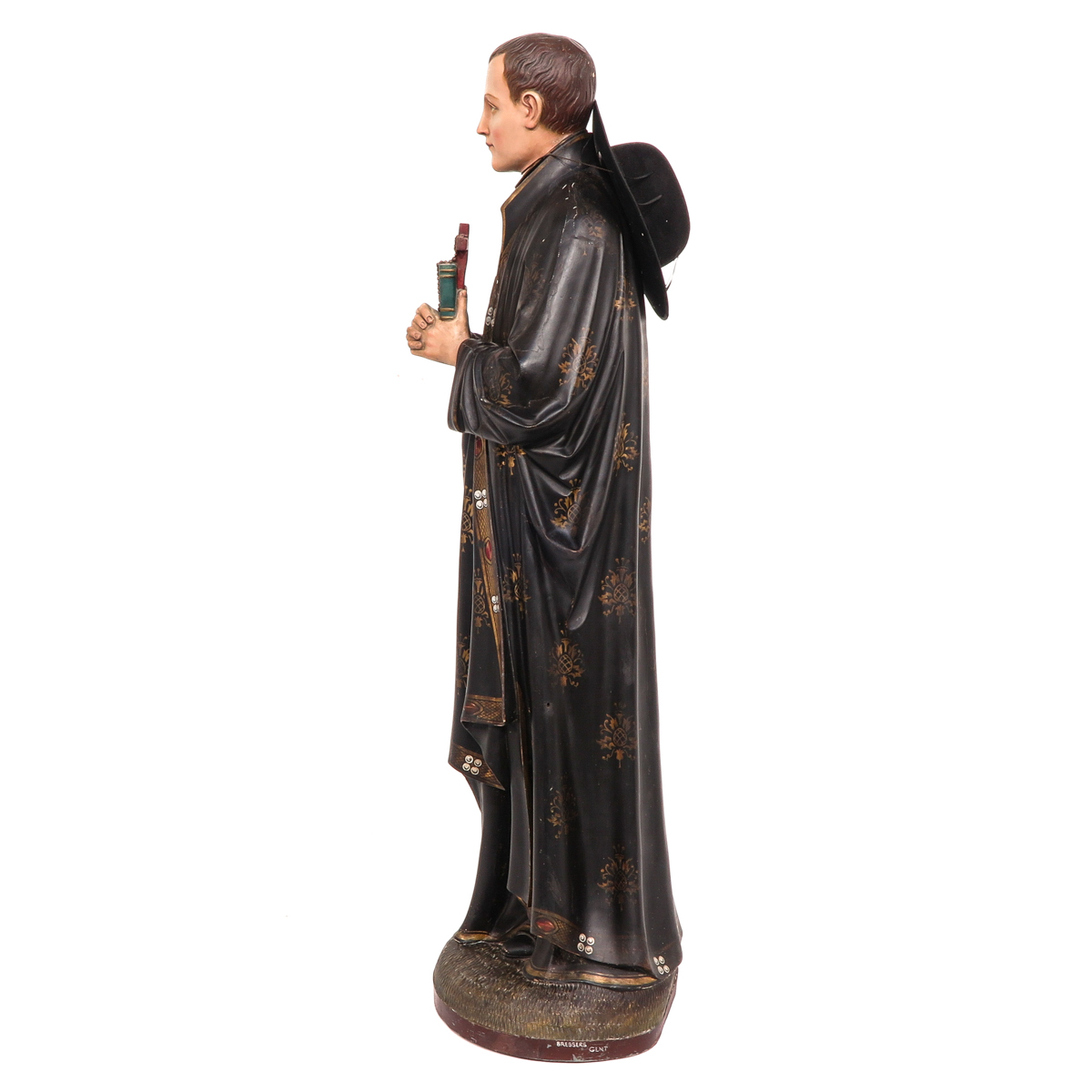 A 19th Cetury Sculpture of Priest - Image 2 of 10