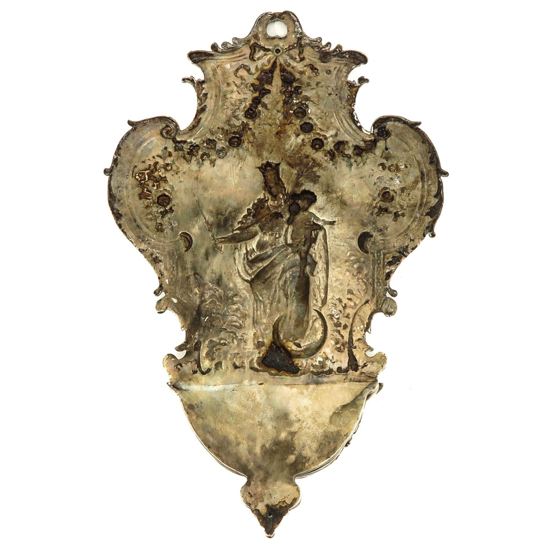 A Silver Holy Water Font - Image 2 of 6