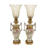 A Pair of Cantonese Lamps