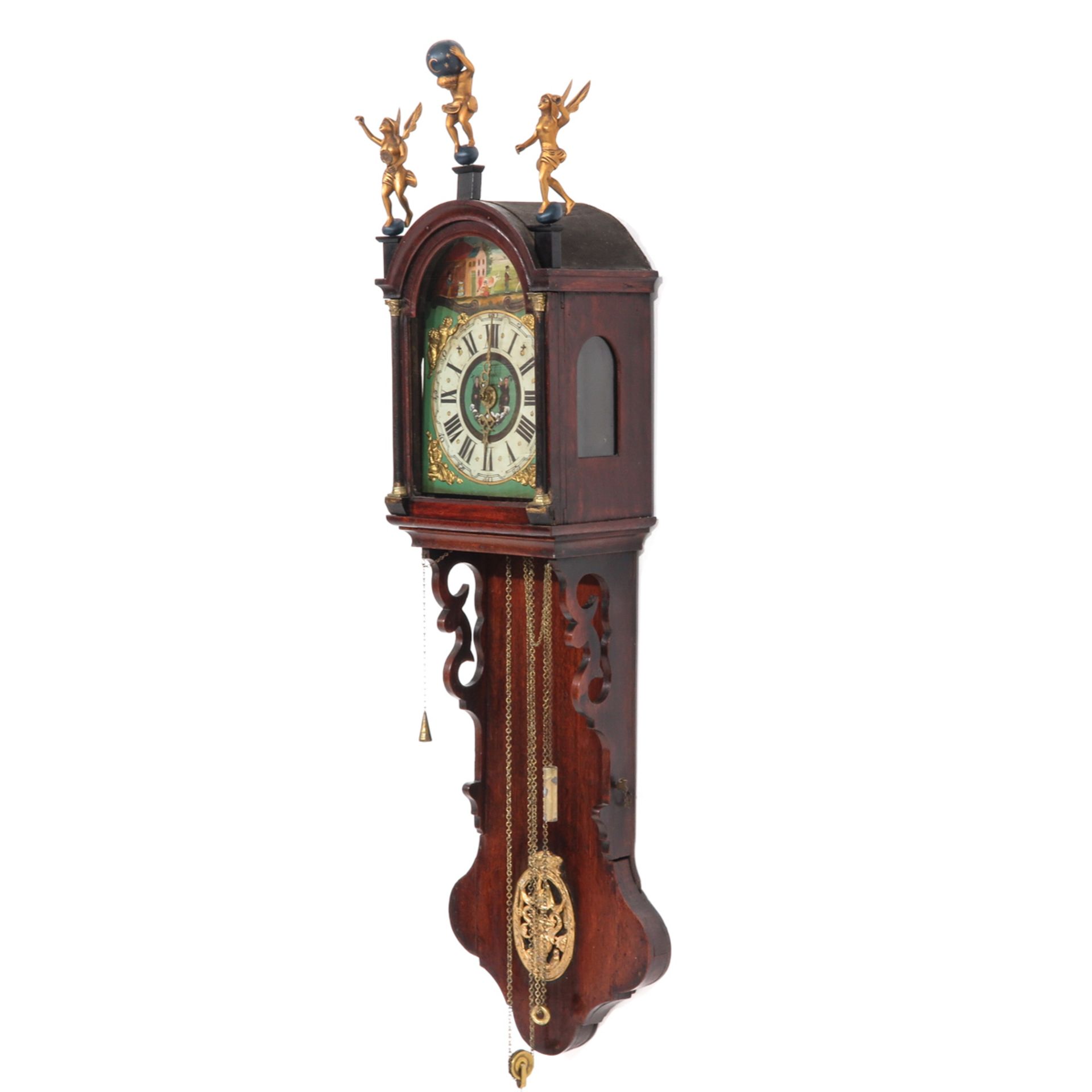 A Dutch Hanging Clock - Image 3 of 10
