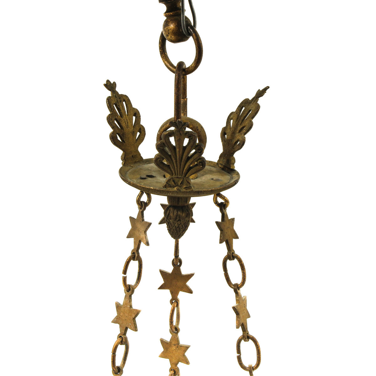 A 19th Century Bronze Chandelier - Image 4 of 6