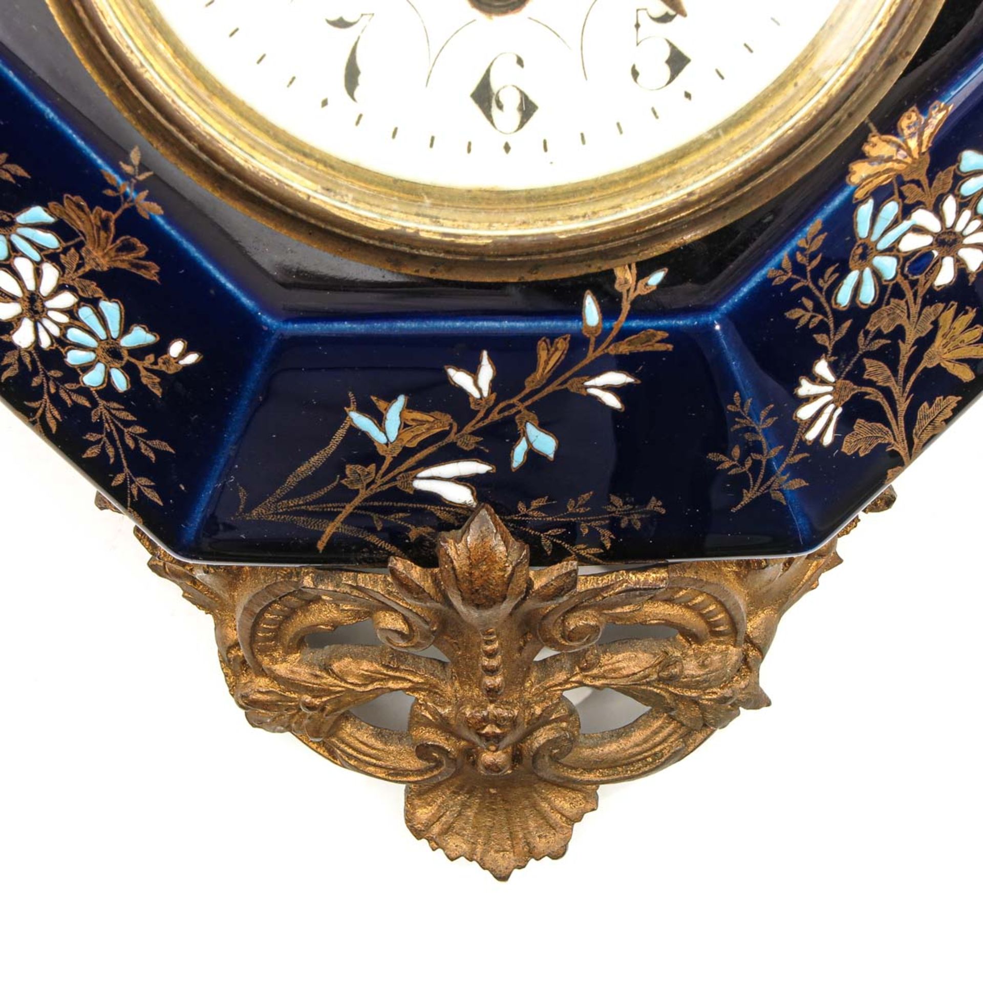 A Porcelain Wall Clock - Bild 7 aus 7