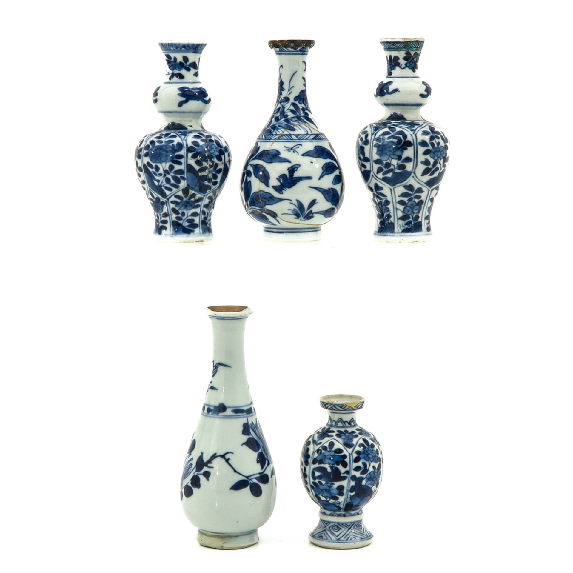 A Collection of 5 Miniature Vases - Image 2 of 9