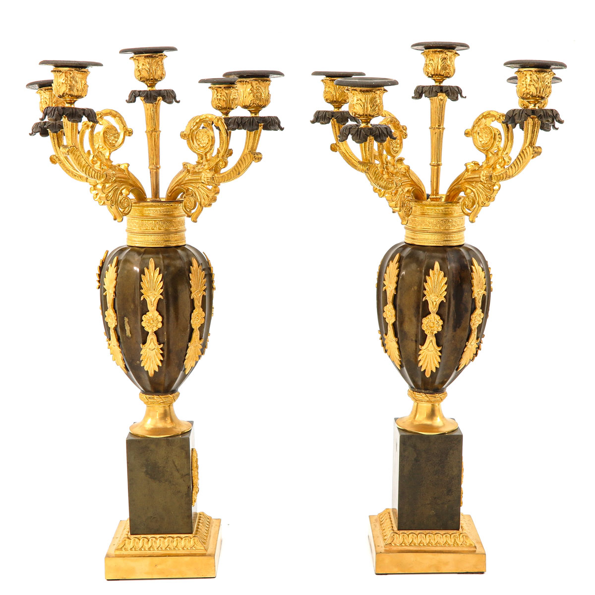 A Pair of French Candlesticks - Image 4 of 9