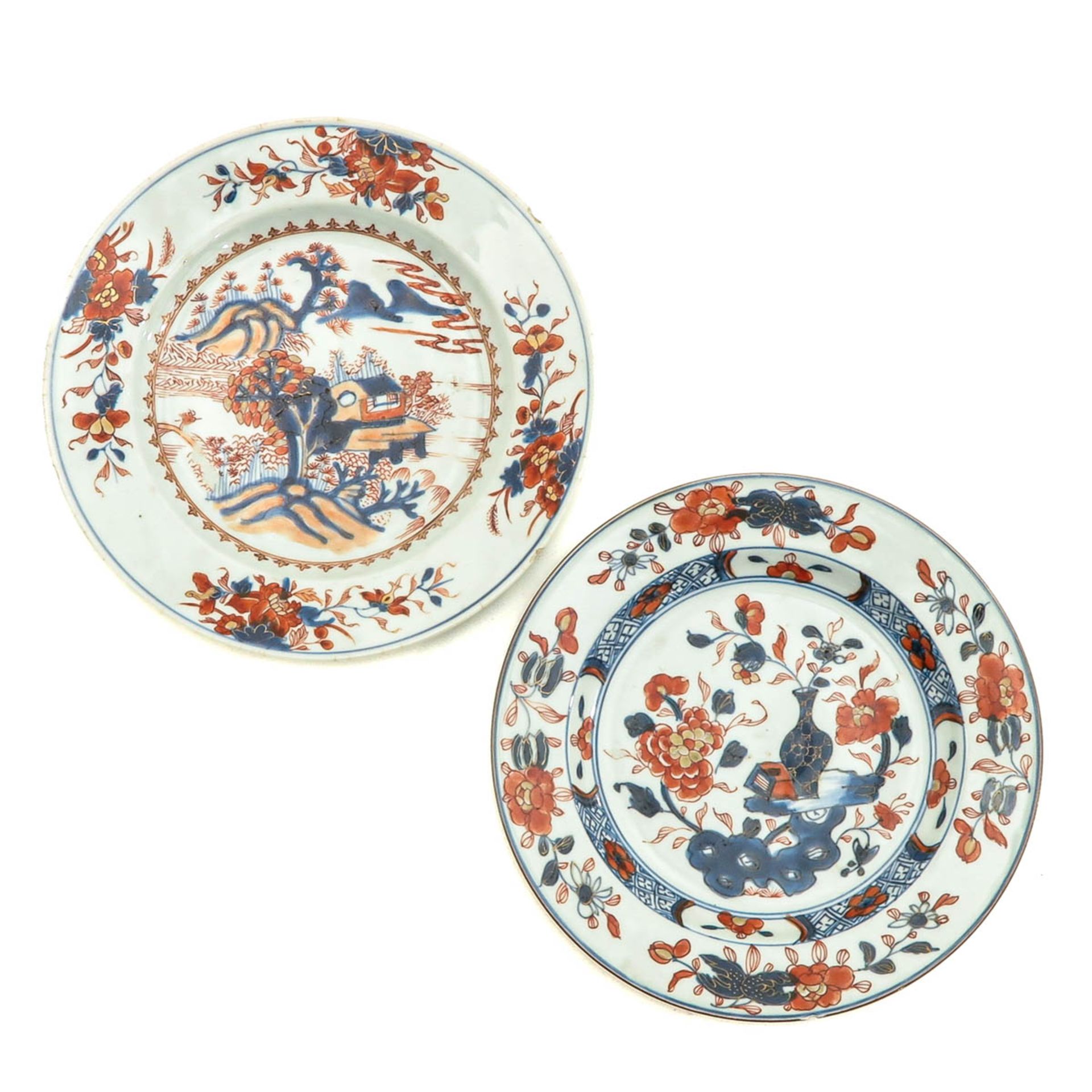 A Collection of 5 Imari Plates - Bild 3 aus 10