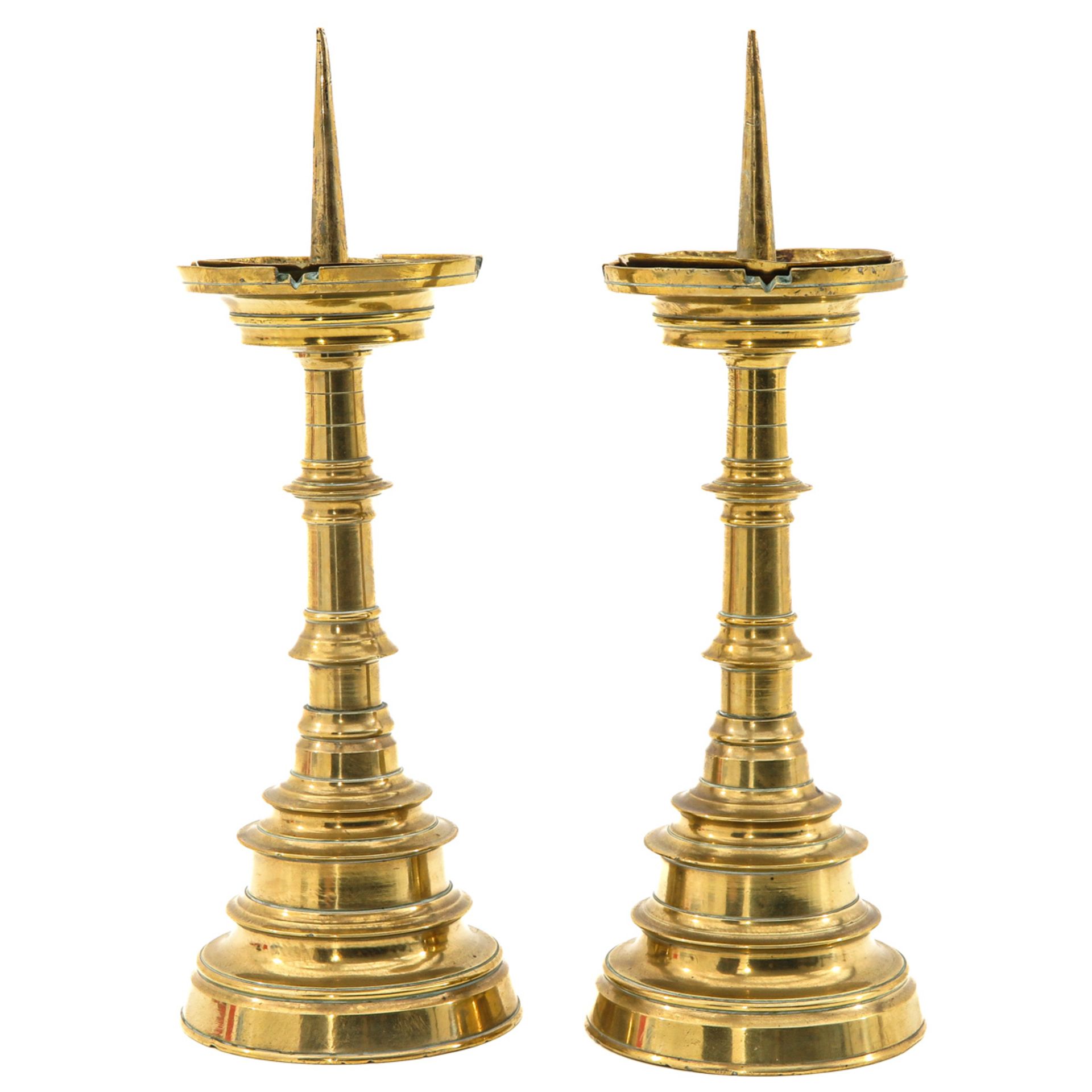 A Pair of Copper Candlesticks - Image 4 of 10