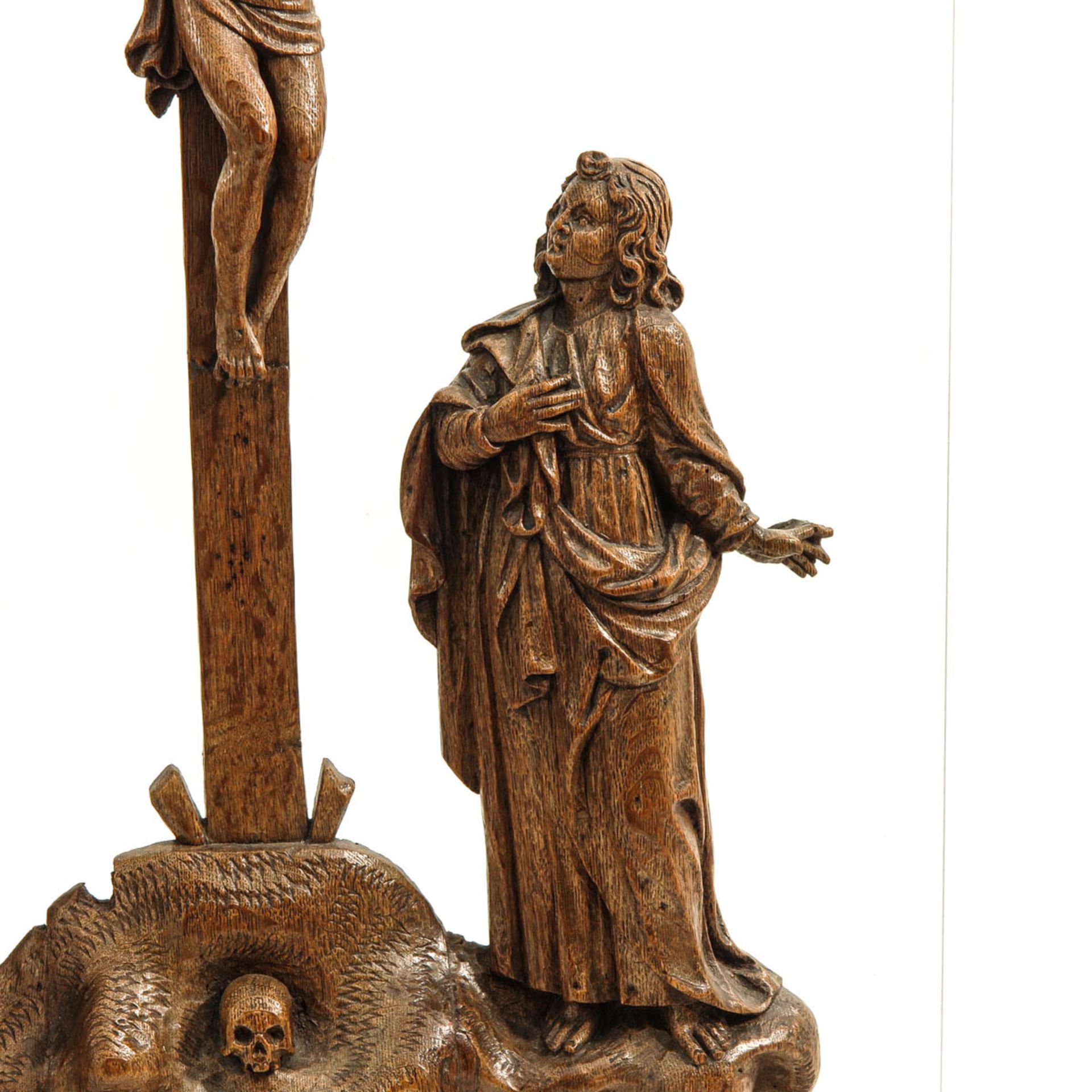 A 16th Century Religious Sculpture - Bild 8 aus 9