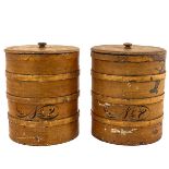 A Pair of Wooden Barrels