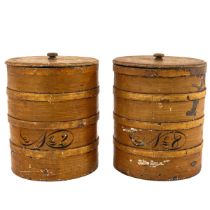 A Pair of Wooden Barrels